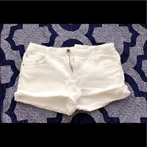 Zara Girls Collection White Shorts